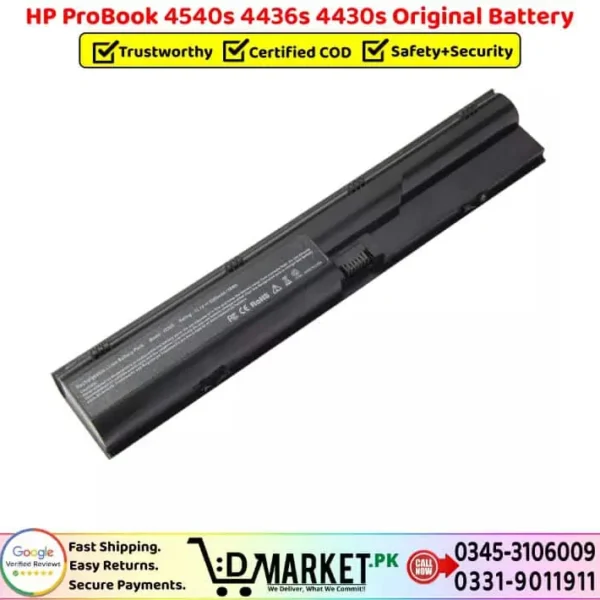 HP ProBook 4540s 4436s 4430s Original Battery Price In Pakistan