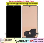 Samsung Galaxy A41 LCD Panel Price In Pakistan