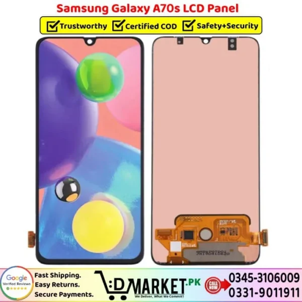 Samsung Galaxy A70s LCD Panel Price In Pakistan