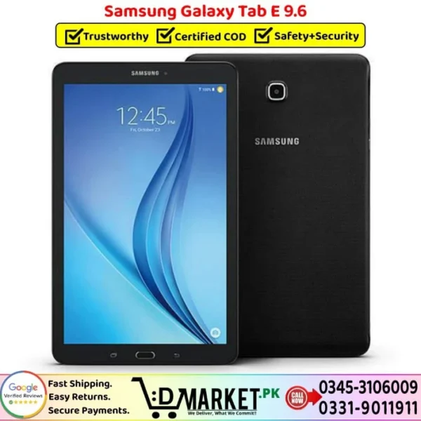 Samsung Galaxy Tab E 9.6 Price In Pakistan