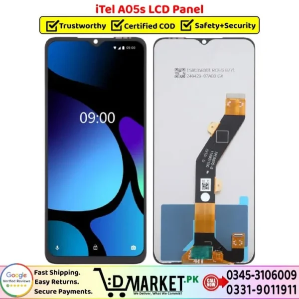 iTel A05s LCD Panel Price In Pakistan
