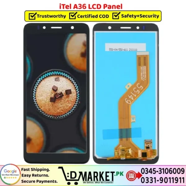 iTel A36 LCD Panel Price In Pakistan