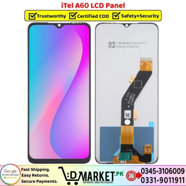 iTel A60 LCD Panel Price In Pakistan