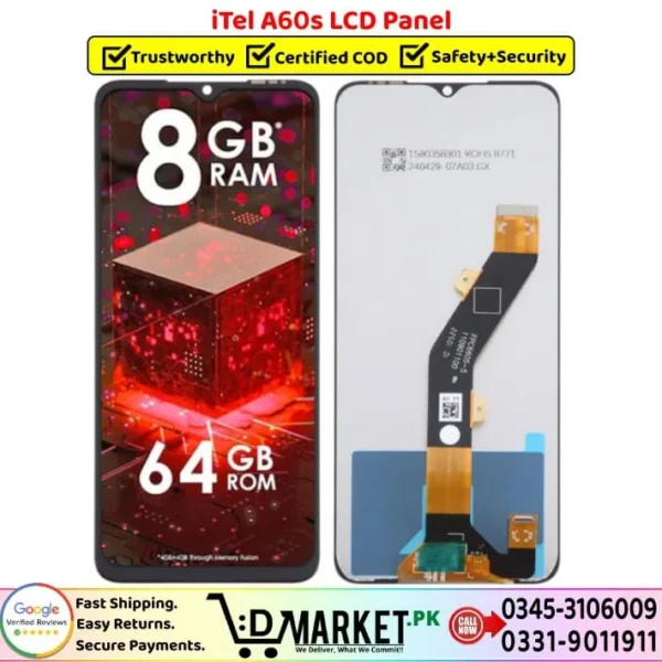 iTel A60s LCD Panel Price In Pakistan