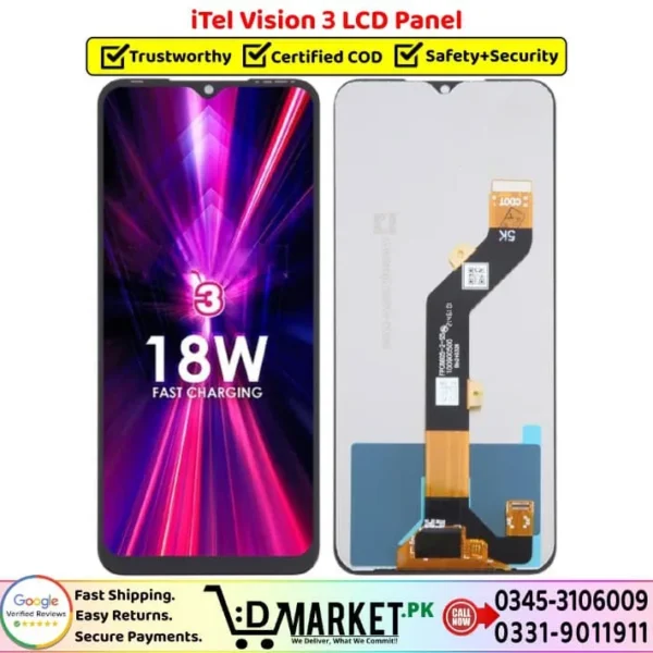 iTel Vision 3 LCD Panel Price In Pakistan
