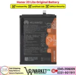Honor 20 Lite Original Battery Price In Pakistan