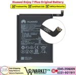 Huawei Enjoy 7 Plus Original Battery Price In Pakistan