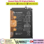 Huawei Mate 30 Original Battery Price In Pakistan