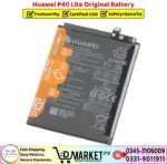 Huawei P40 Lite Original Battery Price In Pakistan