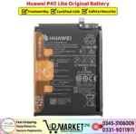 Huawei P40 Lite Original Battery Price In Pakistan