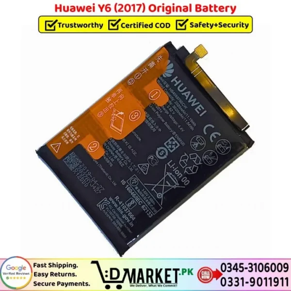 Huawei Y6 2017 Original Battery Price In Pakistan