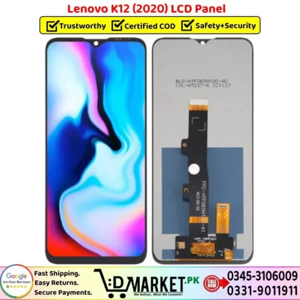 Lenovo K12 2020 LCD Panel Price In Pakistan