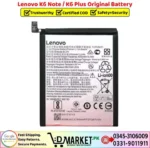 Lenovo K6 Note _ K6 Plus Original Battery Price In Pakistan