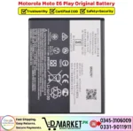 Motorola Moto E6 Play Original Battery - Image 2