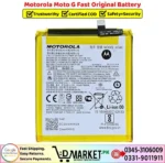 Motorola Moto G Fast Original Battery Price In Pakistan