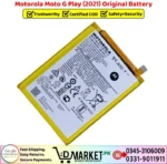 Motorola Moto G Play 2021 Original Battery Price In Pakistan