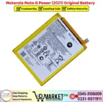 Motorola Moto G Power 2021 Original Battery Price In Pakistan