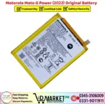 Motorola Moto G Power 2022 Original Battery Price In Pakistan