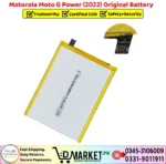 Motorola Moto G Power 2022 Original Battery Price In Pakistan