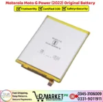 Motorola Moto G Power 2022 Original Battery Price In Pakistan