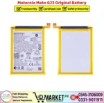 Motorola Moto G23 Original Battery Price In Pakistan