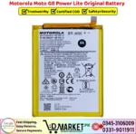 Motorola Moto G8 Power Lite Original Battery Price In Pakistan