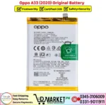Oppo A33 2020 Original Battery Price In Pakistan