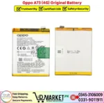 Oppo A73 4G Original Battery Price In Pakistan