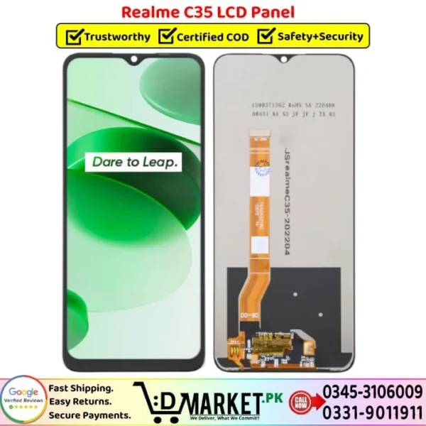 Realme C35 LCD Panel Price In Pakistan