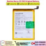 Realme Narzo 30 5G Original Battery Price In Pakistan