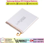 Samsung Galaxy M10 Original Battery Price In Pakistan