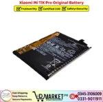 Xiaomi Mi 11X Pro Original Battery Price In Pakistan