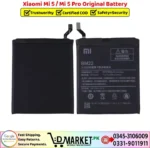 Xiaomi Mi 5 - Mi 5 Pro Original Battery Price In Pakistan