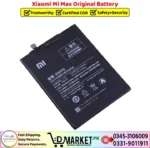 Xiaomi Mi Max Original Battery Price In Pakistan