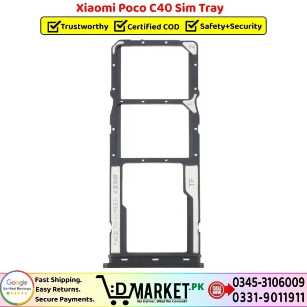 Xiaomi Poco C40 Sim Tray Price In Pakistan