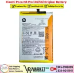 Xiaomi Poco M6 Pro Original Battery Price In Pakistan