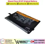Xiaomi Poco X3 GT Original Battery Price In Pakistan