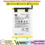 Xiaomi Redmi A1 Plus 2022 Original Battery Price In Pakistan