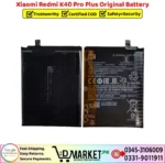 Xiaomi Redmi K40 Pro Plus Original Battery Price In Pakistan