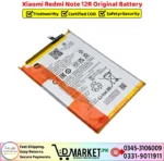Xiaomi Redmi Note 12R Original Battery Price In Pakistan