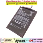 Xiaomi Redmi Note 7s Original Battery Price In Pakistan