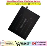 Xiaomi Redmi Note 8T Original Battery Price In Pakistan