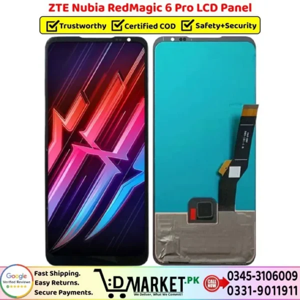 ZTE Nubia RedMagic 6 Pro LCD Panel Price In Pakistan