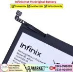 Infinix Hot 11s Original Battery Price In Pakistan