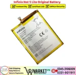 Infinix Hot 5 Lite Original Battery Price In Pakistan