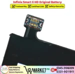 Infinix Smart 6 HD Original Battery Price In Pakistan