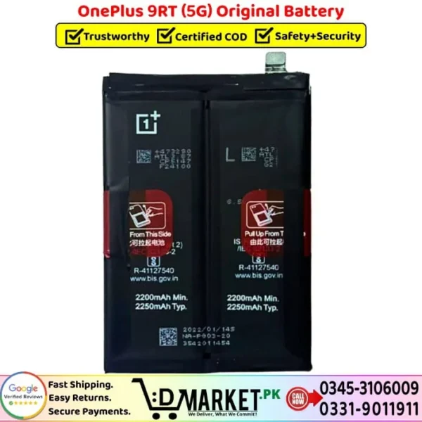 OnePlus 9RT 5G Original Battery Price In Pakistan