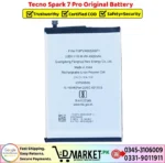 Tecno Spark 7 Pro Original Battery - Image 3