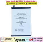 Tecno Spark GO 2022 Original Battery Price In Pakistan