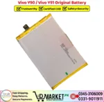 Vivo Y90 _ Vivo Y91 Original Battery Price In Pakistan